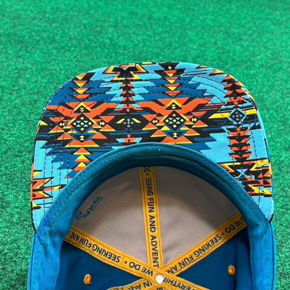Big Truck Authentic Trucker Cap Aztec Snapback Hat - Picture 6 of 8
